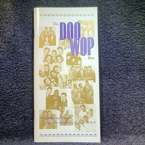 VINTAGE ORIGINAL  DOO WOP BOX SET ( NUMBER 1 ) COMPACT DISCS  AND BOOK - Picture 3 of 11